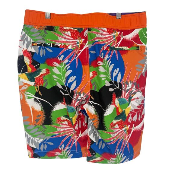 Robert Graham Men's Swim Shorts MATANAZAS Abstract Collector's Edition 32 - Picture 3 of 3